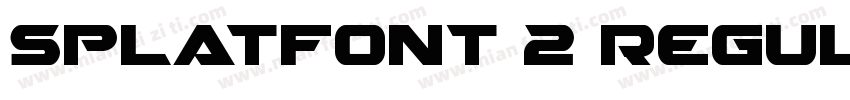 Splatfont 2 Regular字体转换